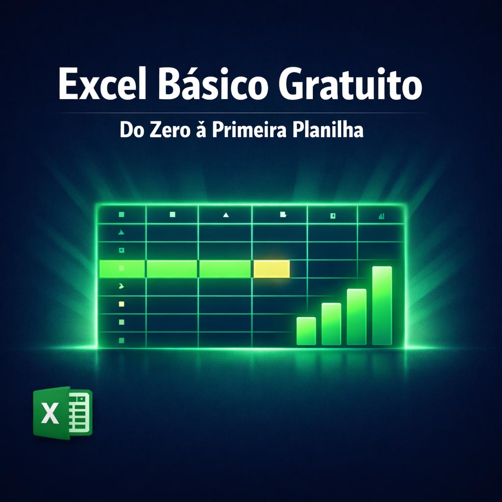Excel Básico Gratuito — Do Zero à Primeira Planilha